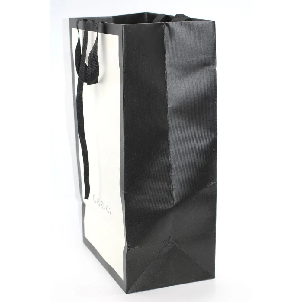 A0 Auth GUCCI Logo Shopping Tote Bag Empty Paper Gift Bag Shoes 18
